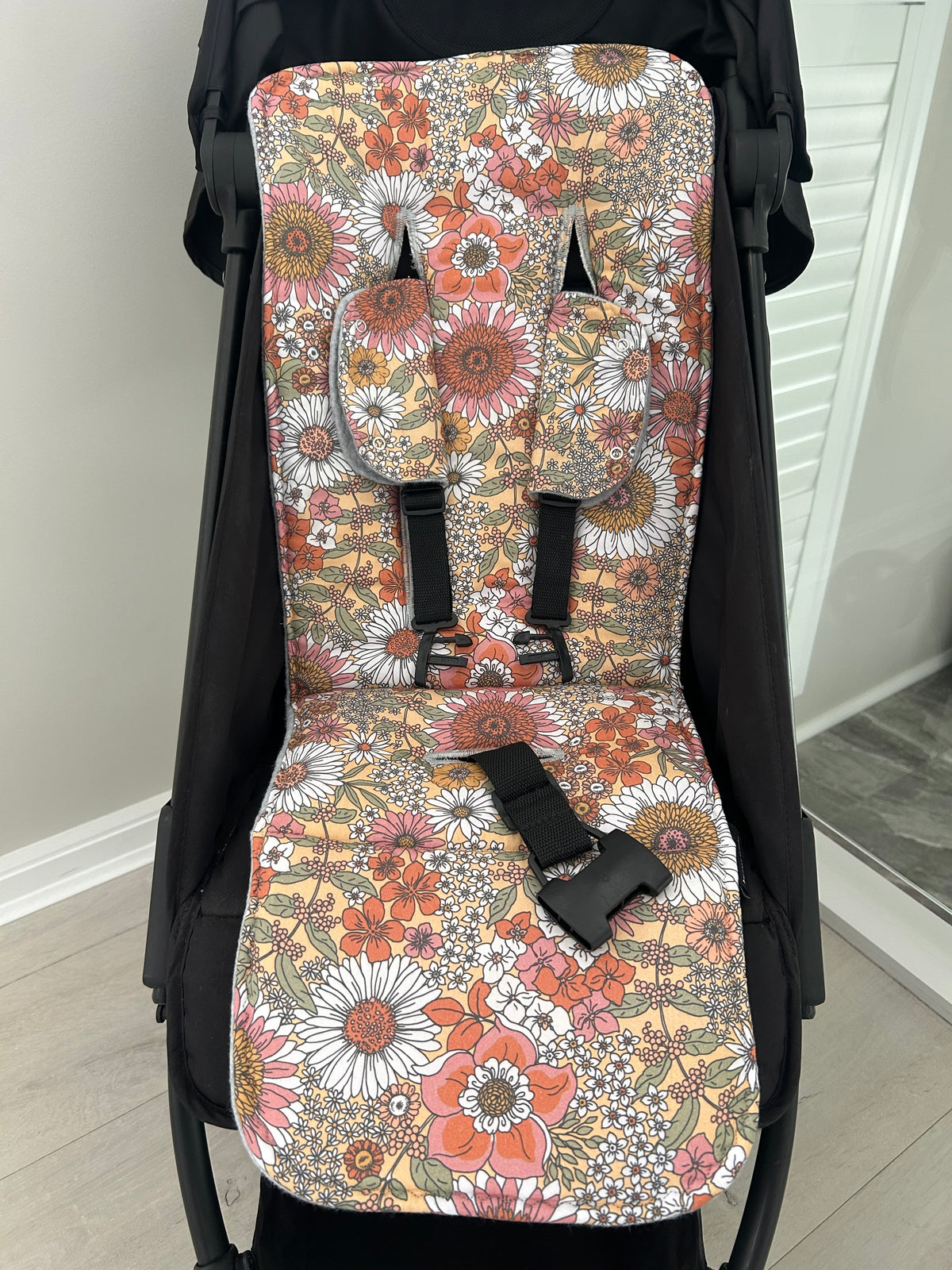Floral Universal pramliner set