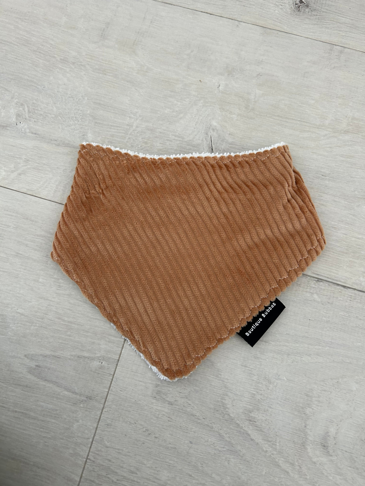 Mustard corduroy Bandana Dribble Bib