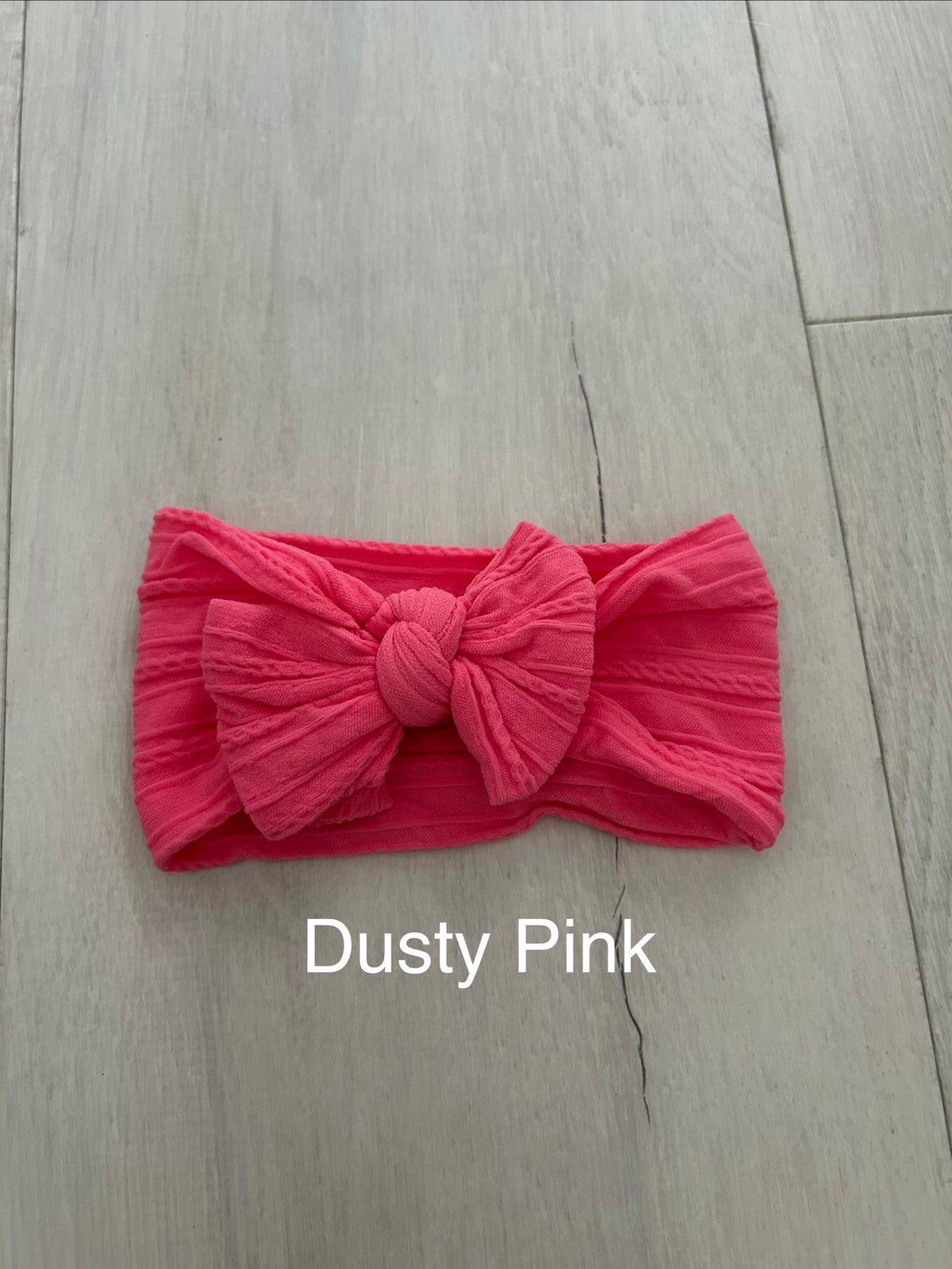 Dusty Pink Soft Nylon headbands