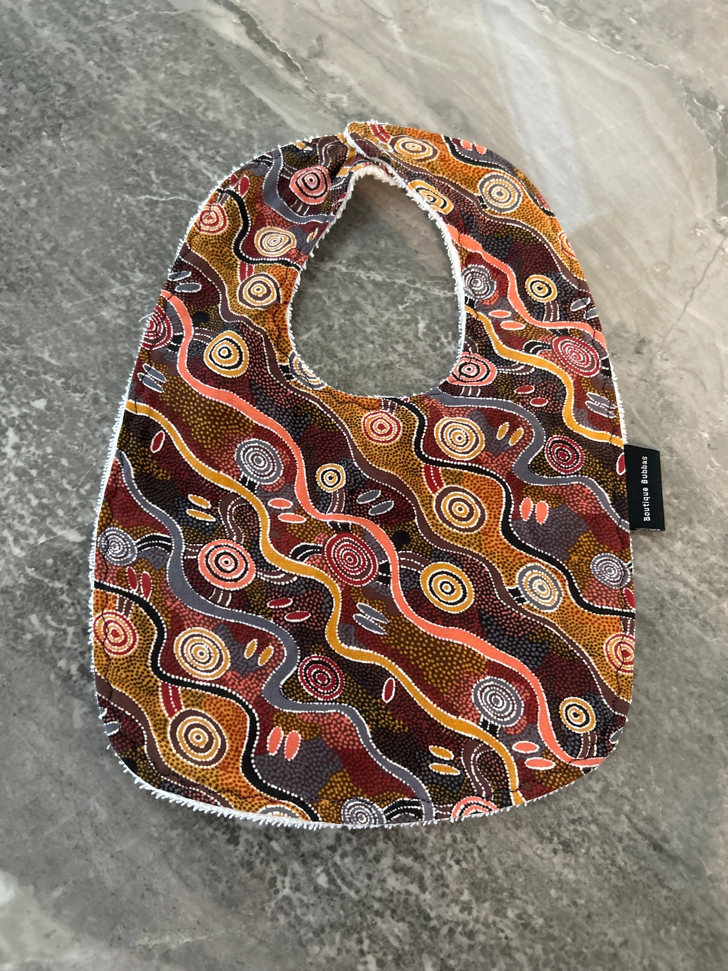 Brown indigenous Traditional Feeding Bibs
