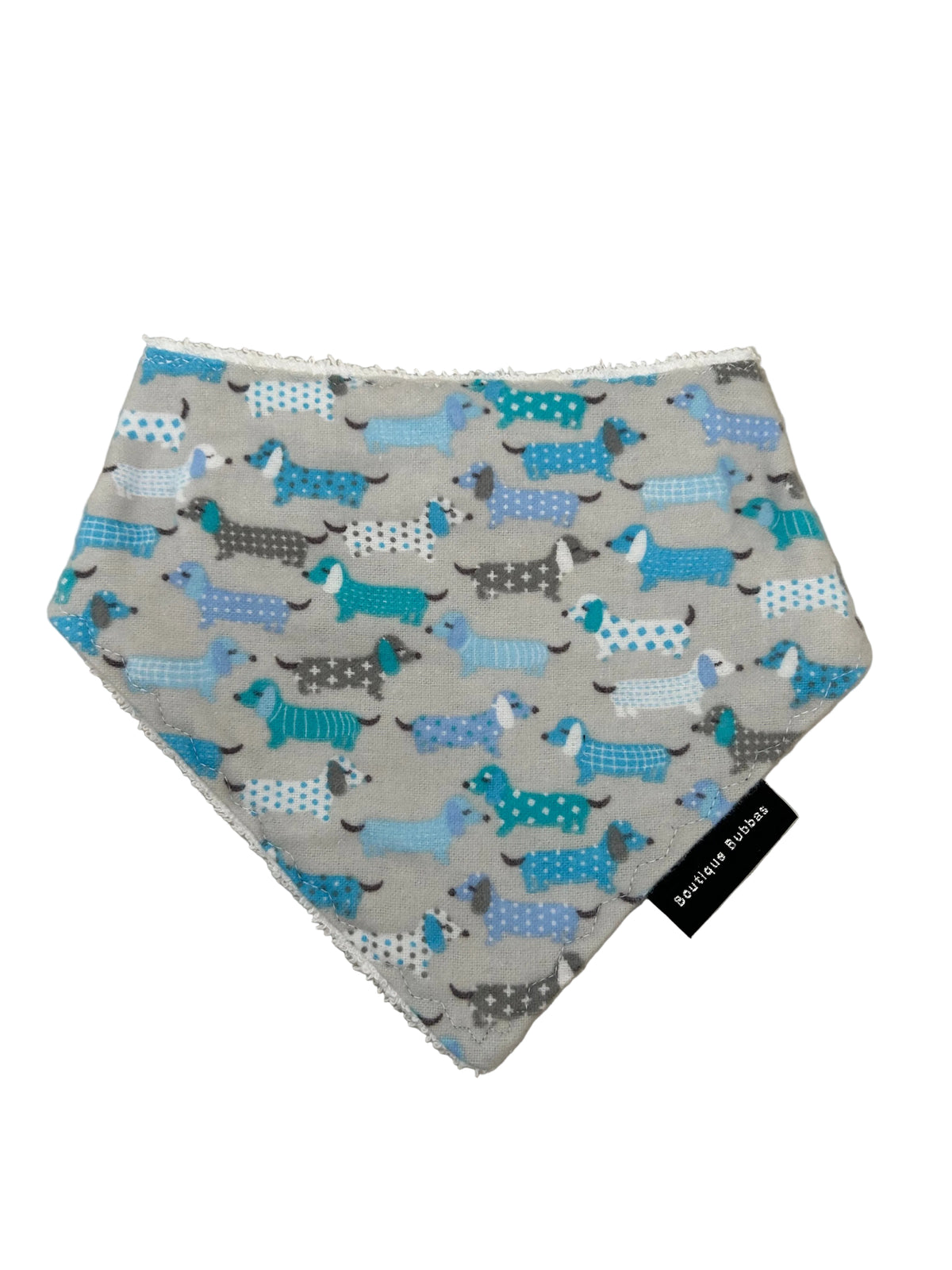 Blue puppies Bandana Dribble Bib