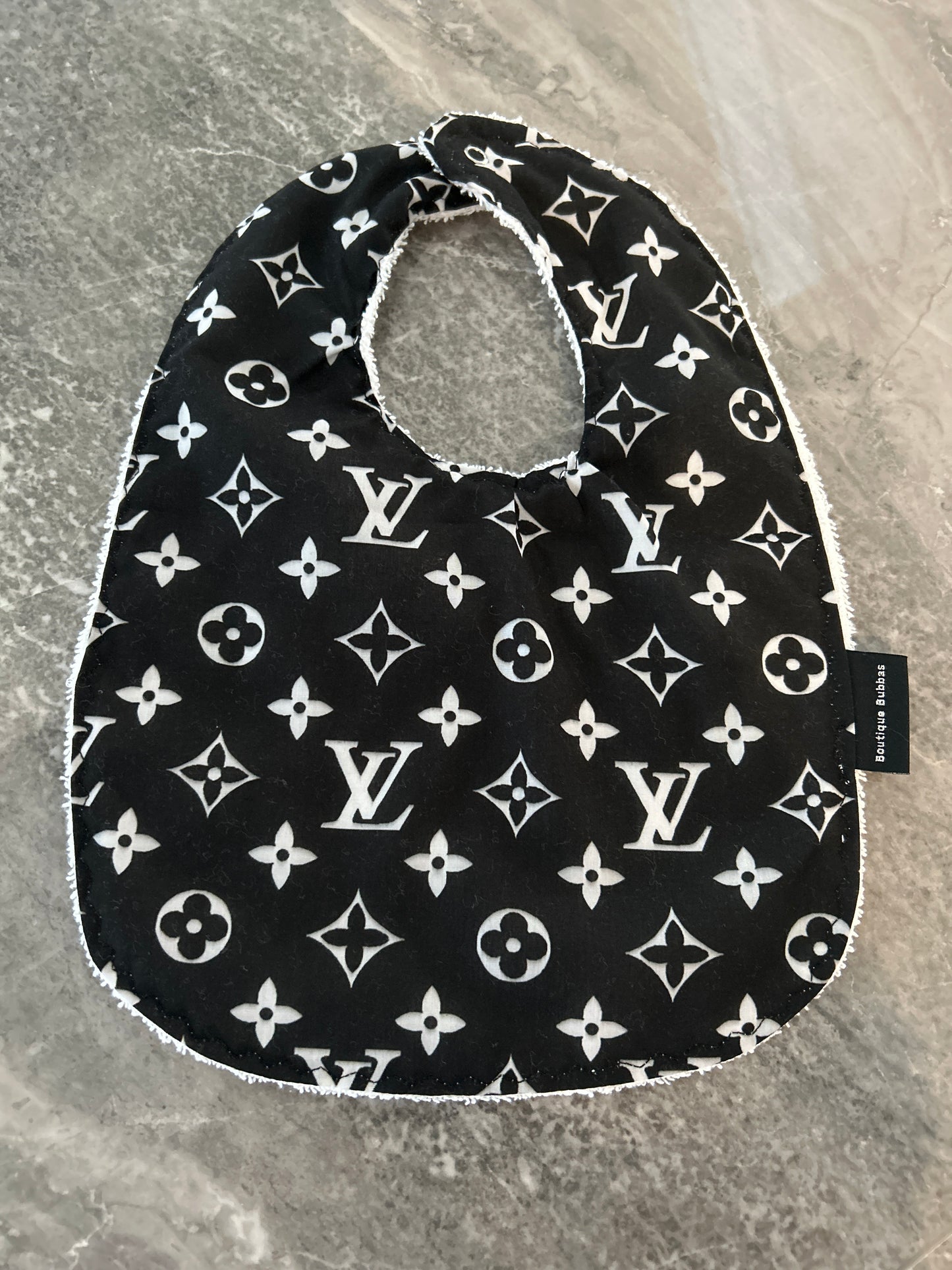 Black style traditional Feeding Bibs