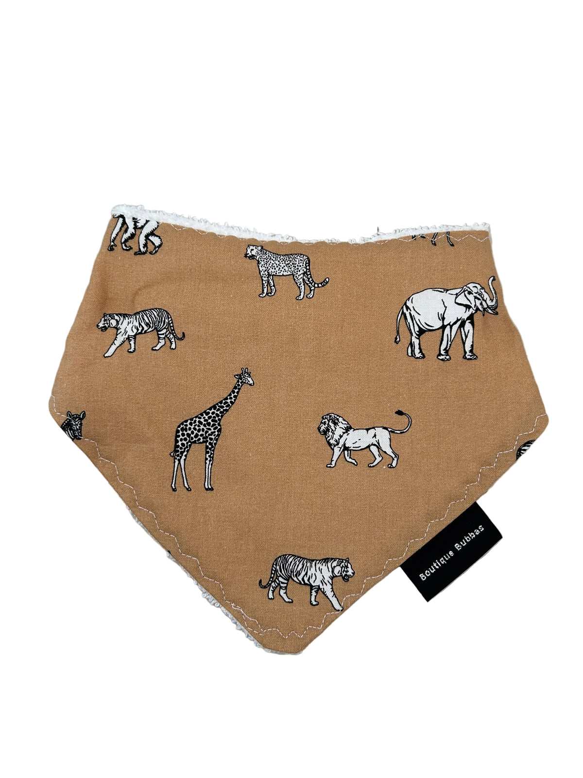 Zoo Animals Bandana Dribble Bib