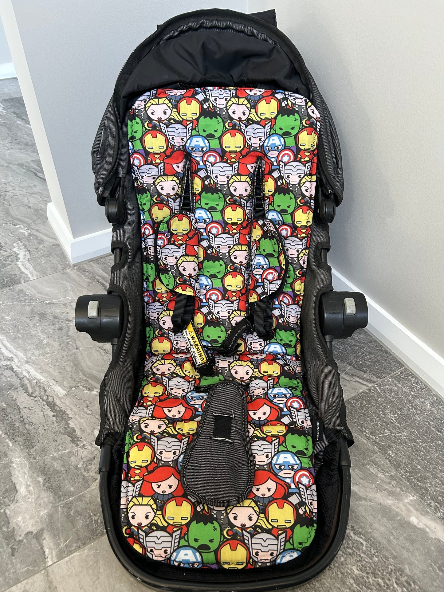 Super hero baby Universal pramliner set