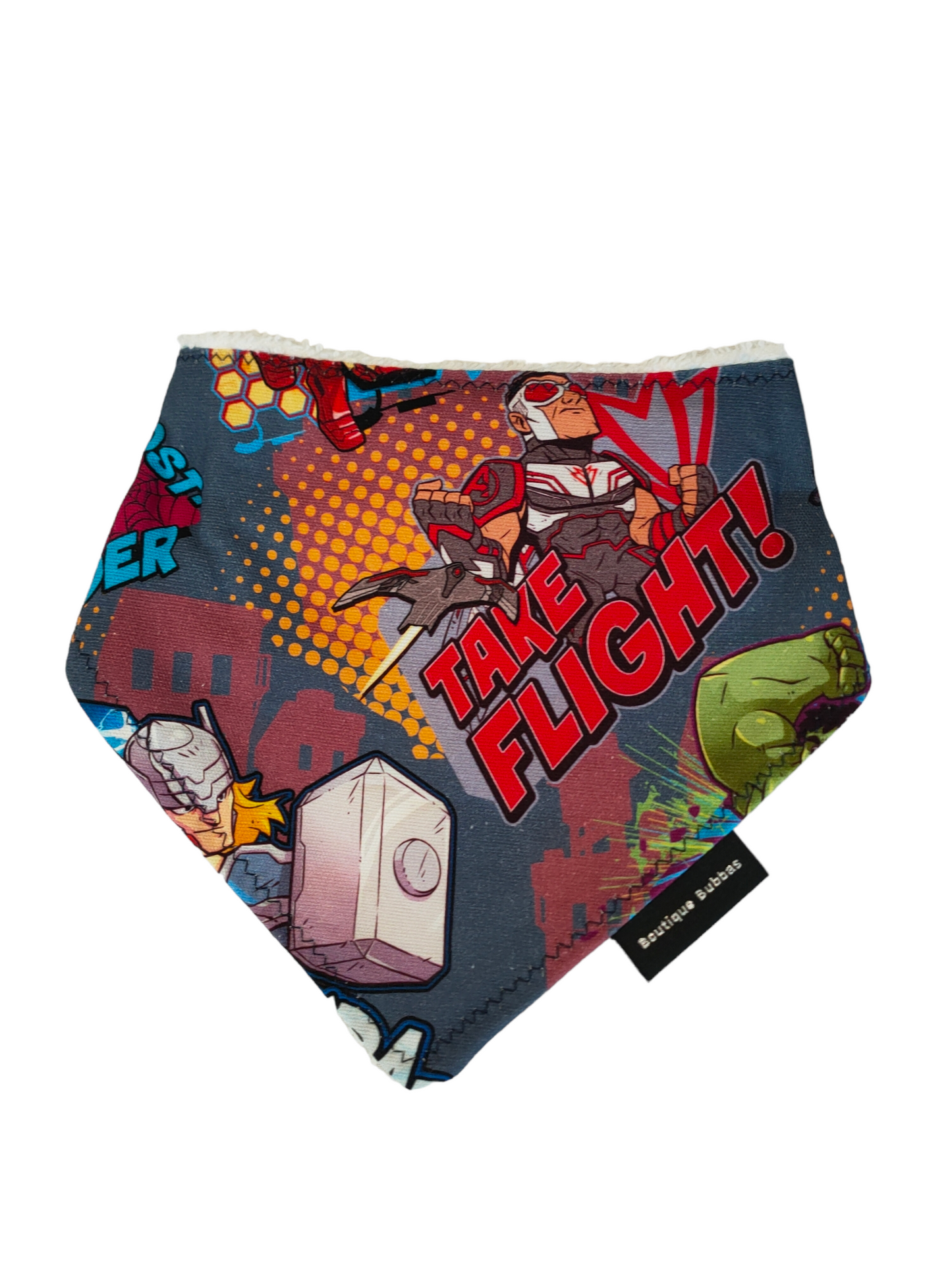 Superhero Bandana Dribble Bib