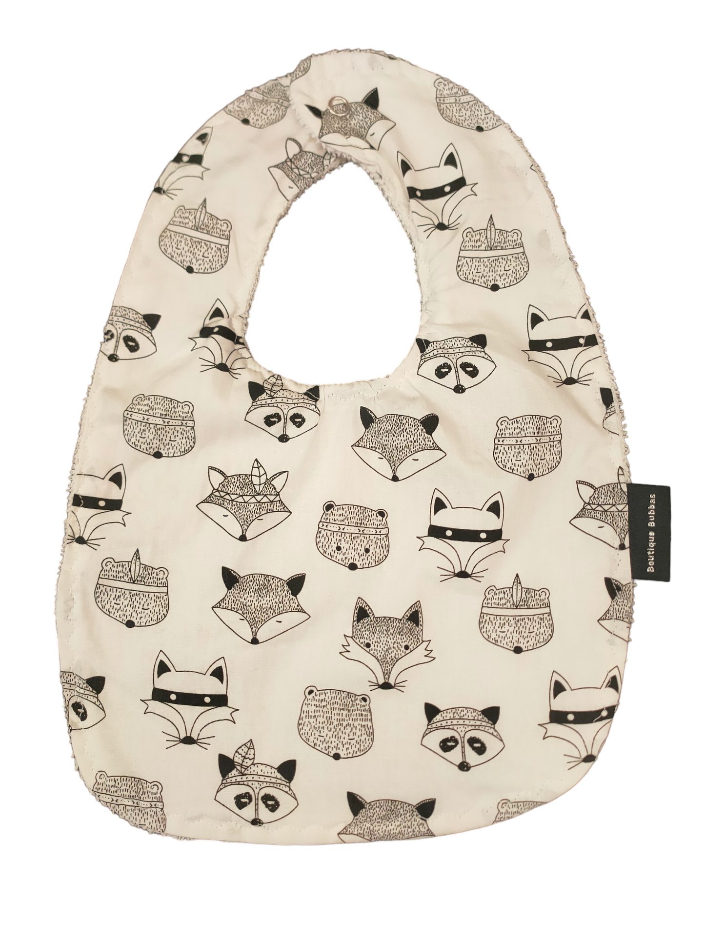 White fox 🦊 Traditional Feeding Bibs