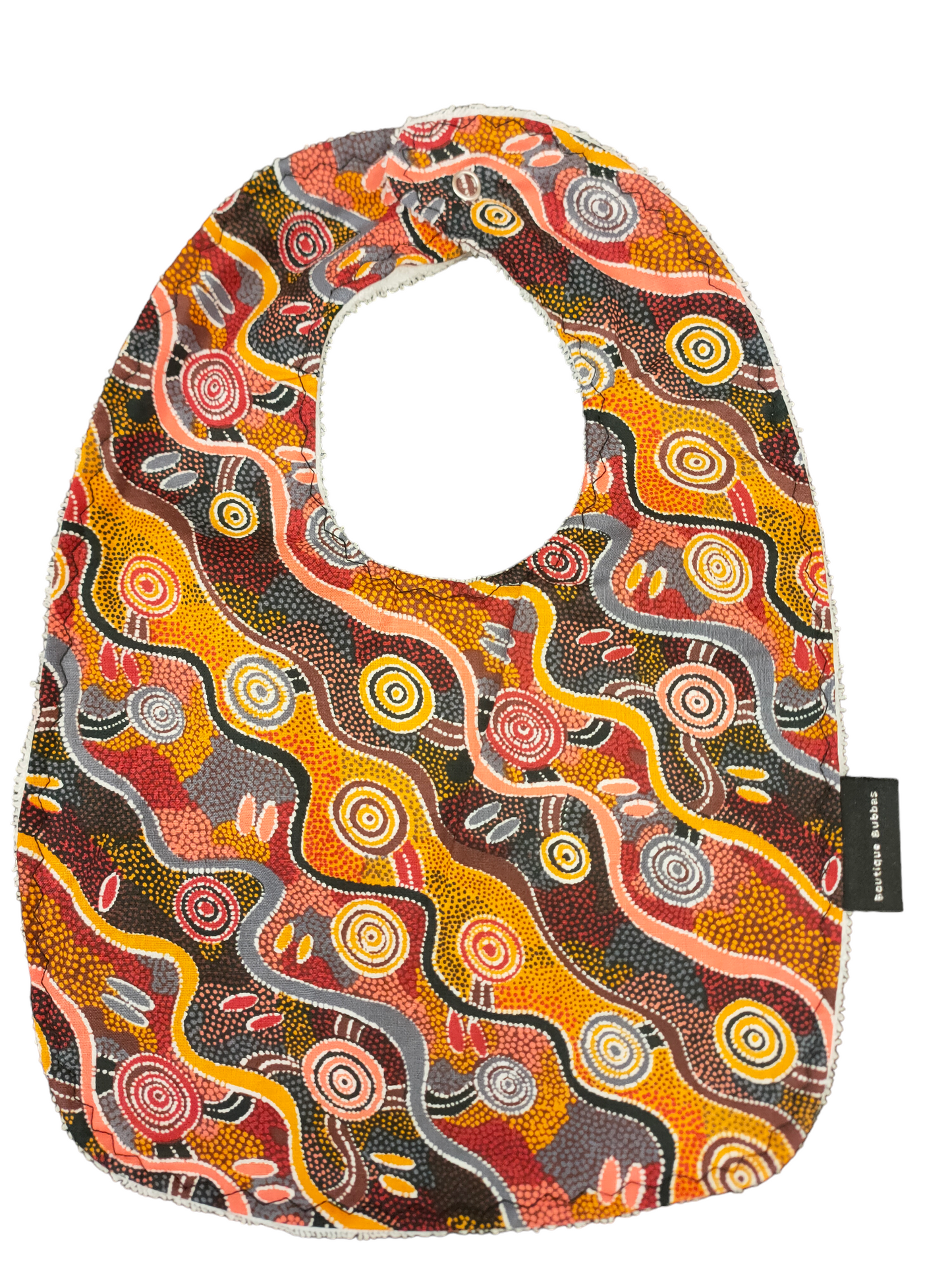 Brown indigenous Traditional Feeding Bibs