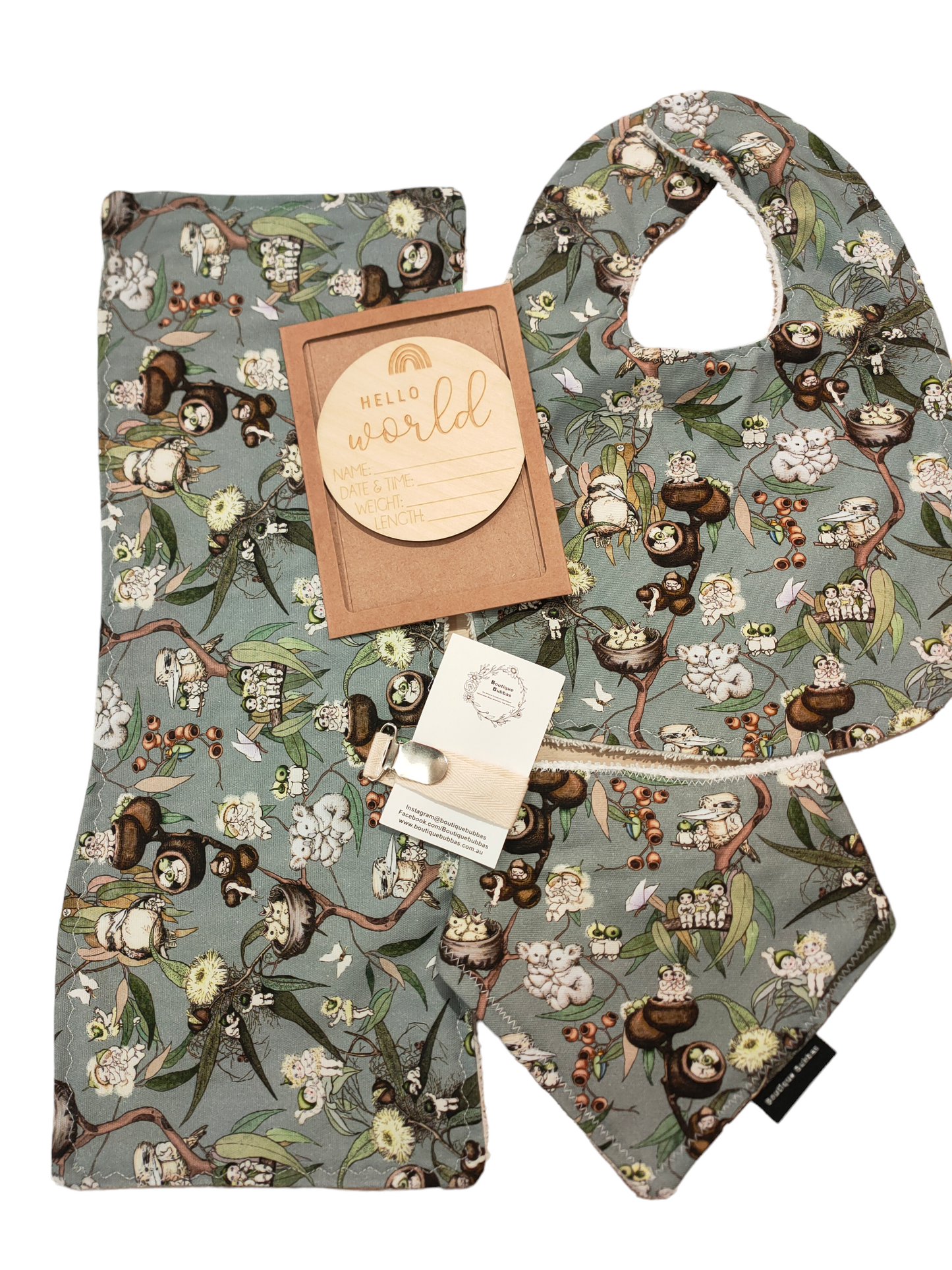 Welcome To The World Gumnut Babies Matching Gift Set