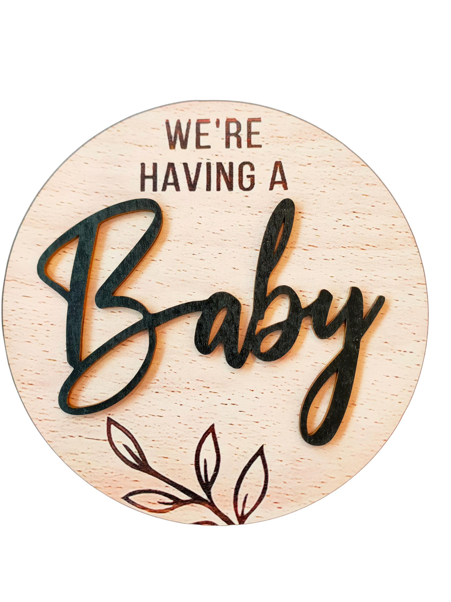 Were having a baby Timber Announcements