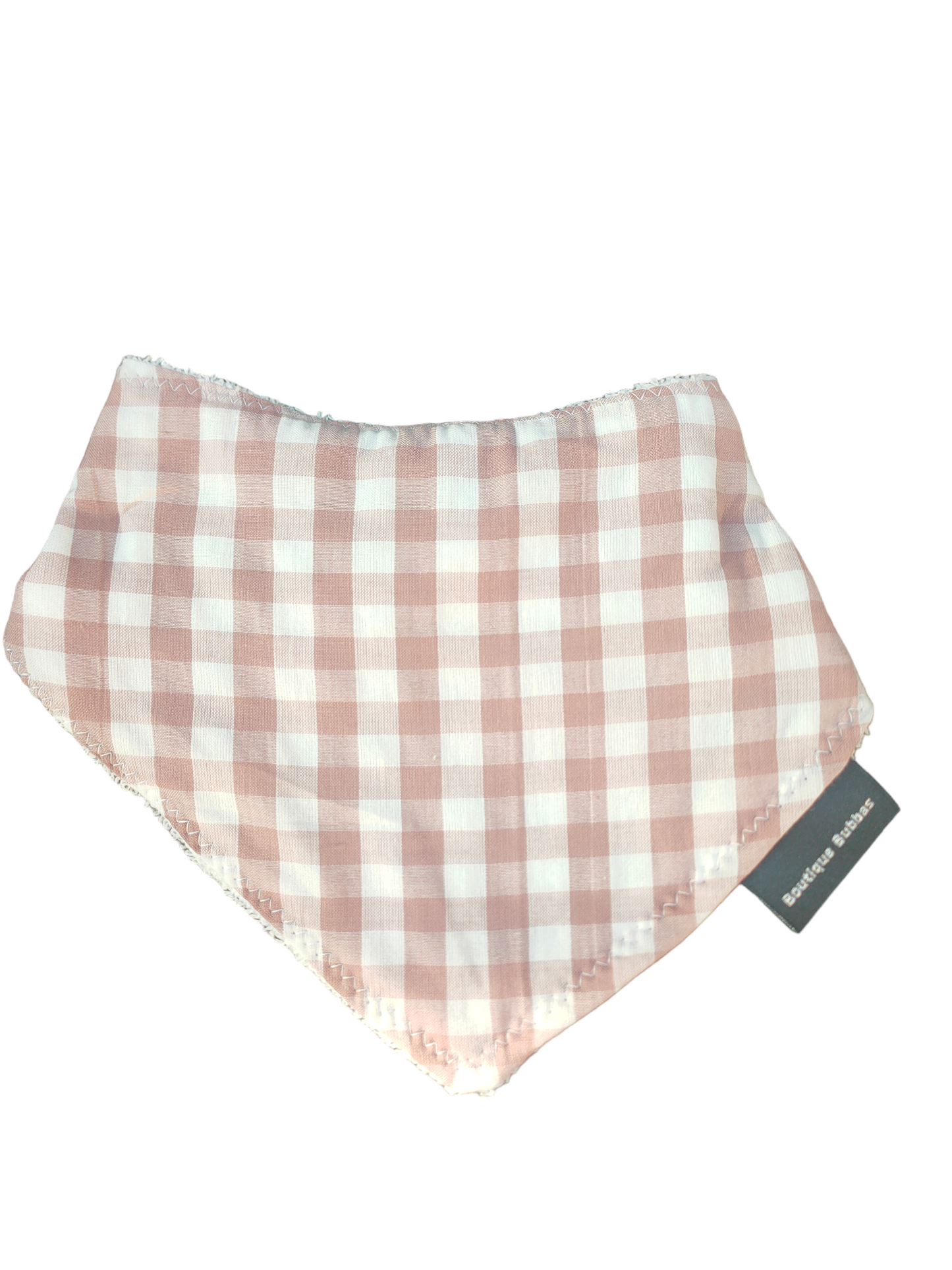 Pink gingham Bandana Dribble Bib