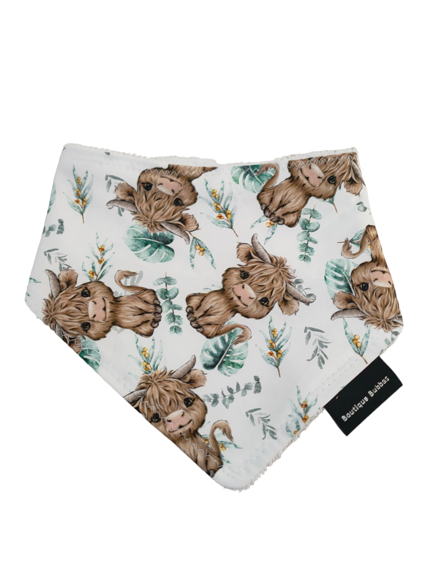 Highland cows Bandana Dribble Bib