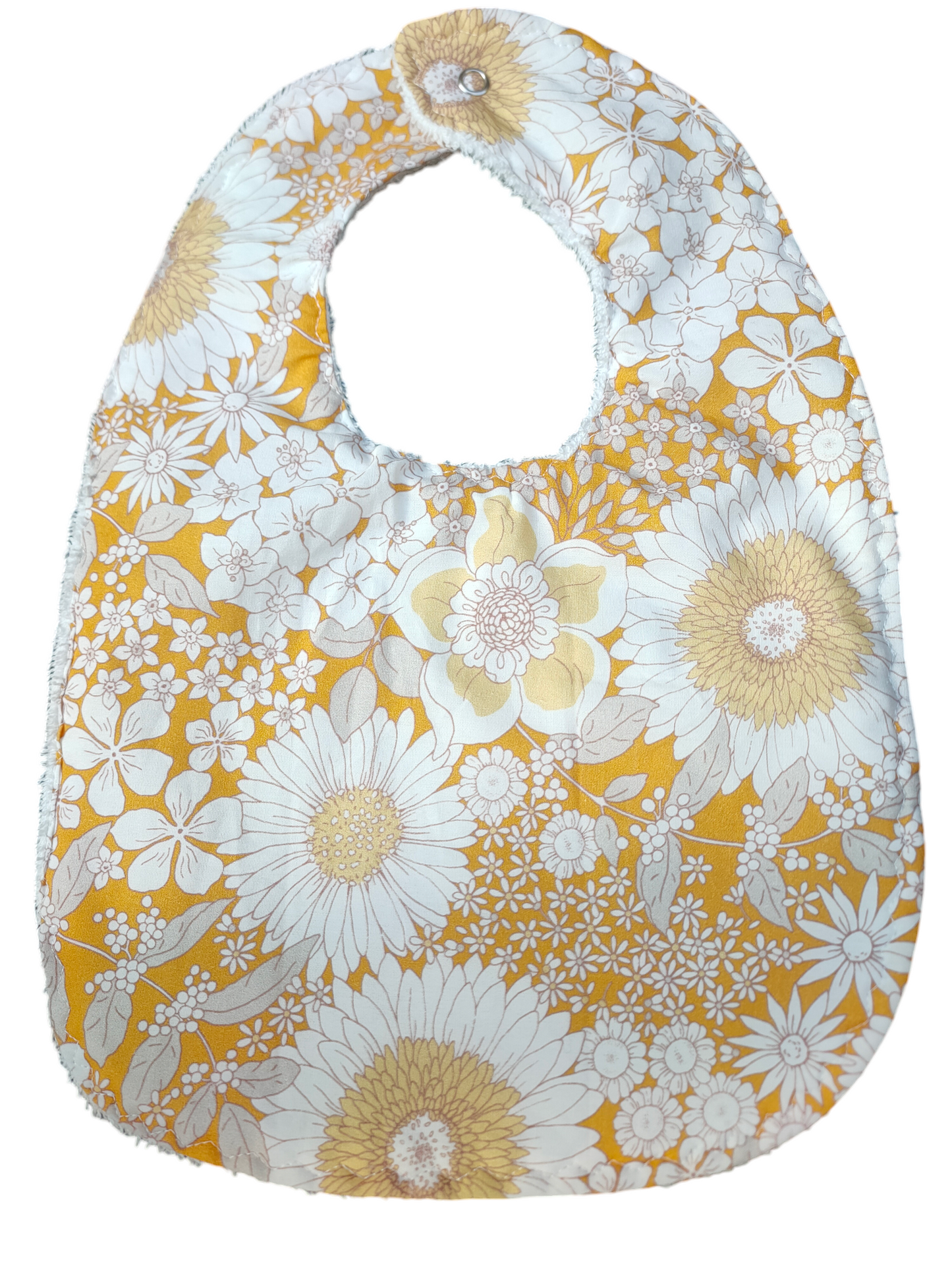 (Copy) Light Pink Floral Traditional Feeding Bibs