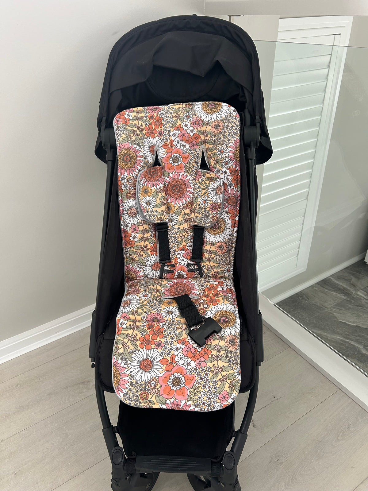 Floral Universal pramliner set