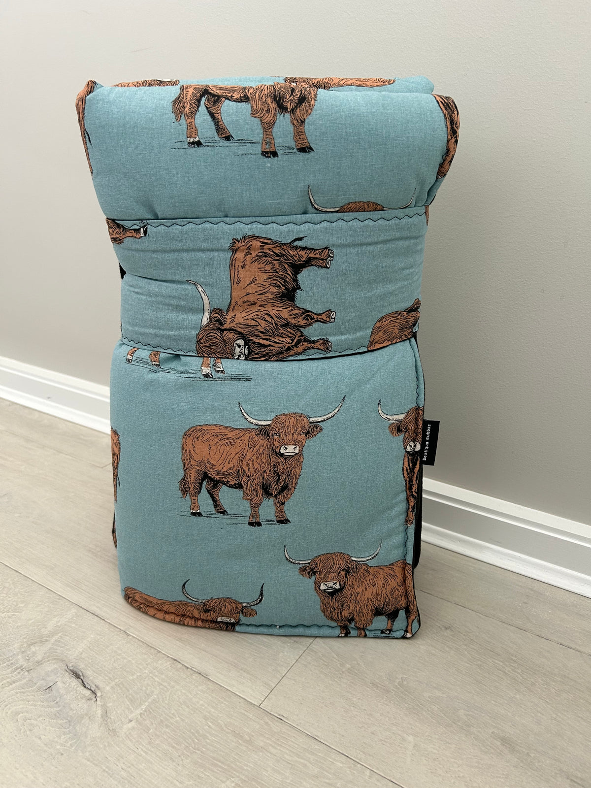 Highland cows travel play mat