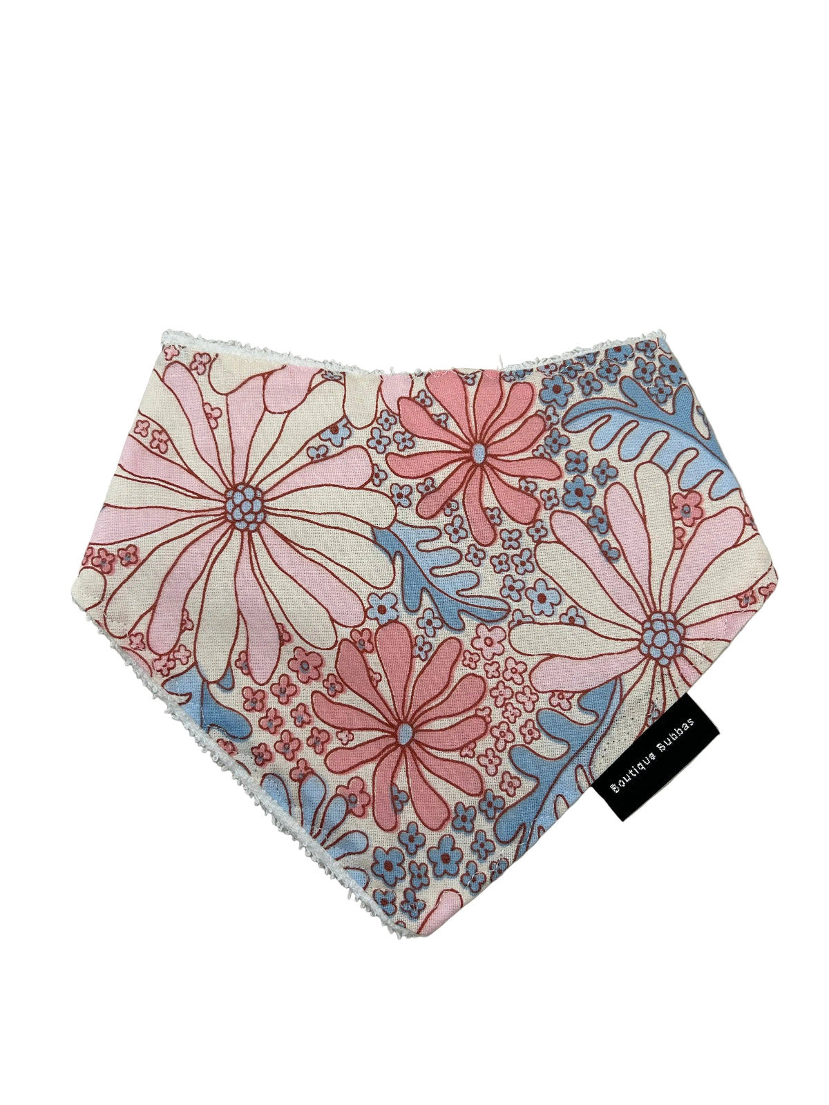 Pastel Pink Bandana Dribble Bib