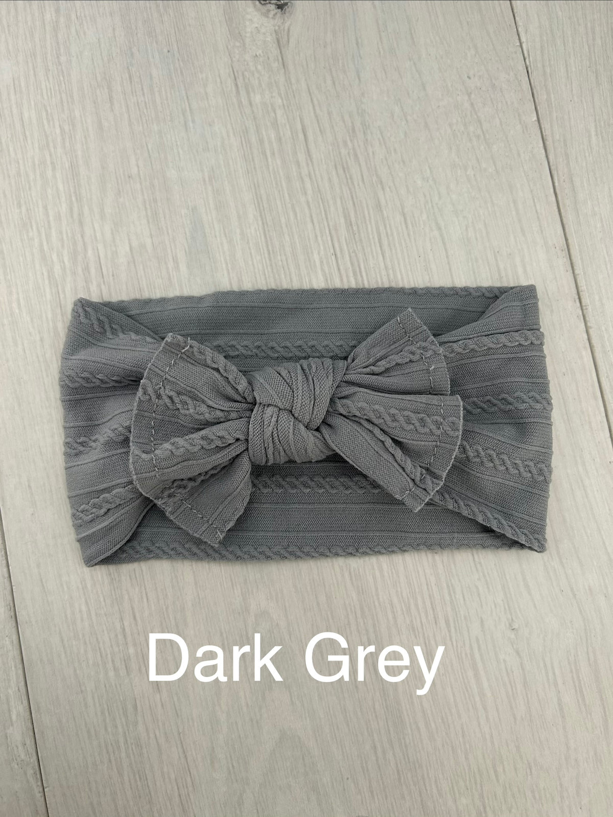 Dark Grey Soft Nylon headbands