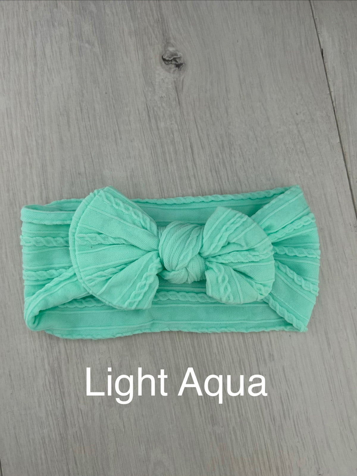 Light Aqua Soft Nylon headbands