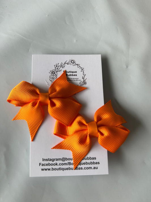 Hair bow clips