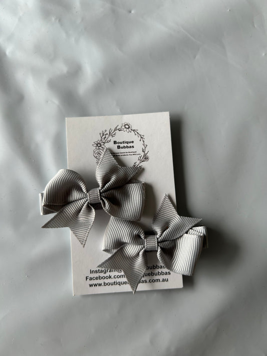 Hair bow clips