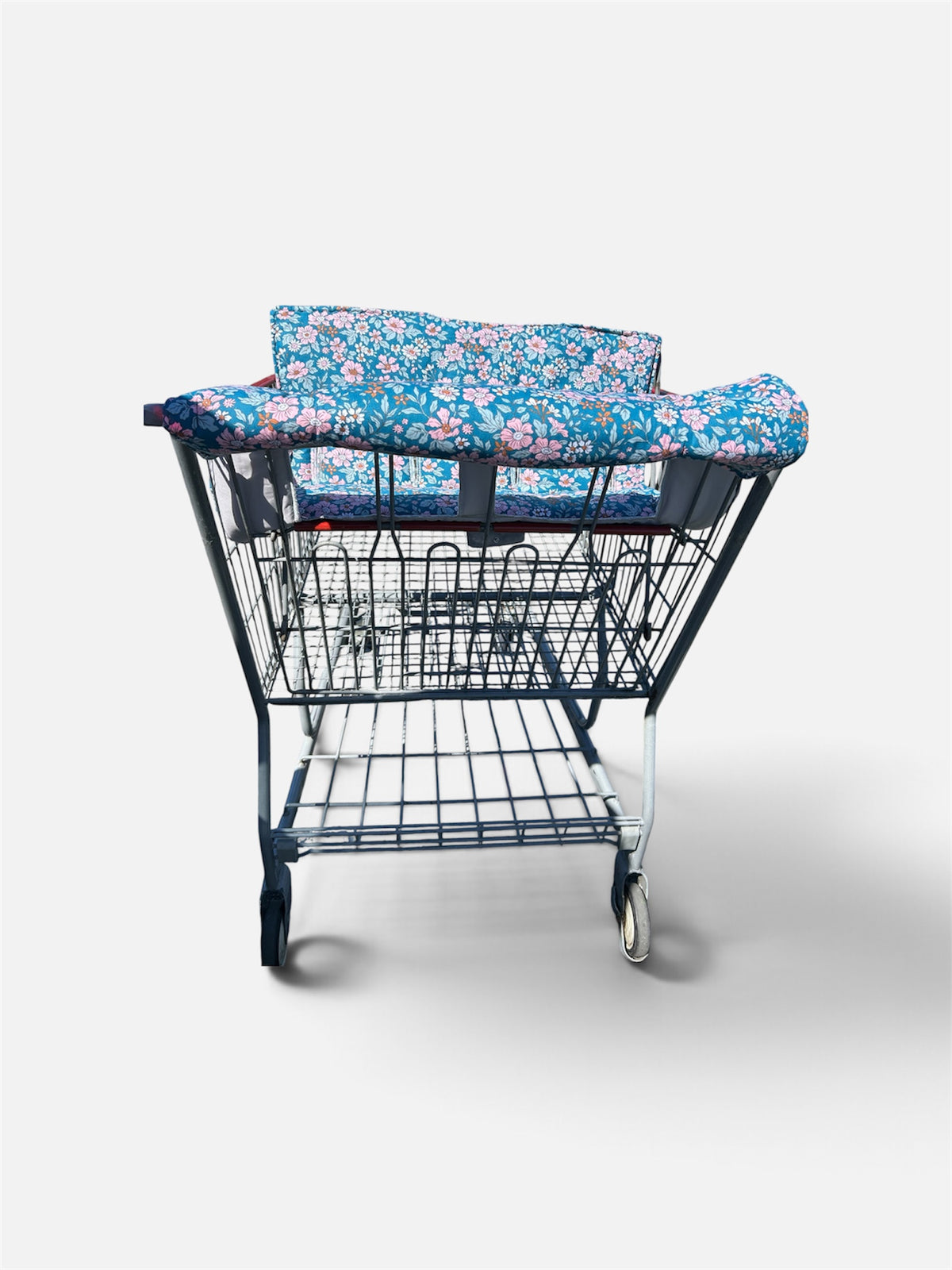 Aqua Florals Trolley Seat Liner