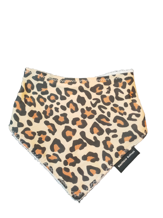 Leopard Bandana Dribble Bib