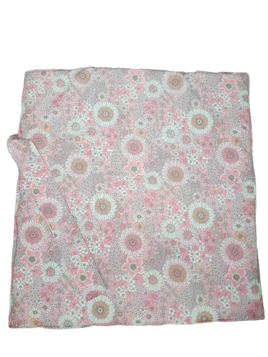 Pink Floral Travel Play Mat