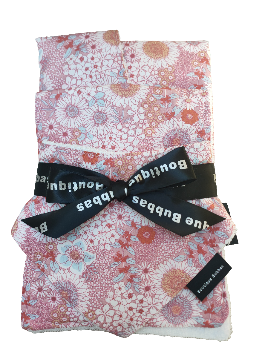 Pink Floral Floral 3 piece gift set