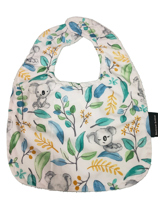 White 🐨 Traditional Feeding Bibs