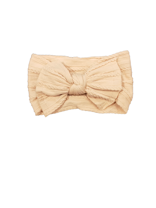 Beige Soft Nylon headbands