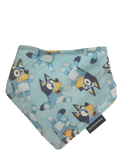 Bluey blue  Bandana Dribble Bib